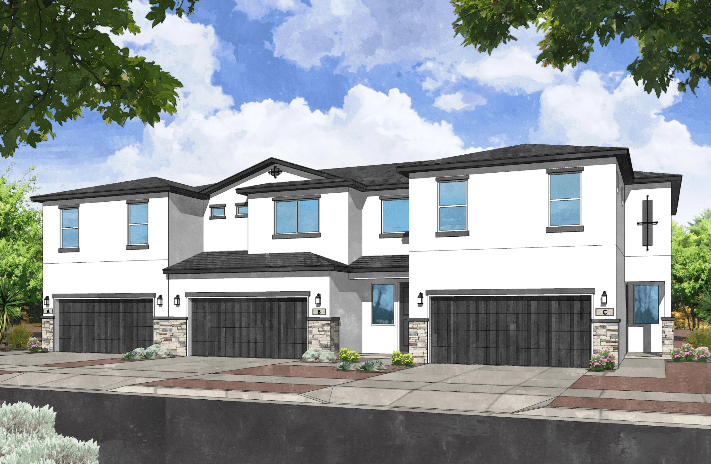 Featured image for “The Maple – 3 Unit Attached”